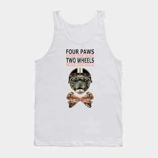 Four Paws Two Wheels Tank Top